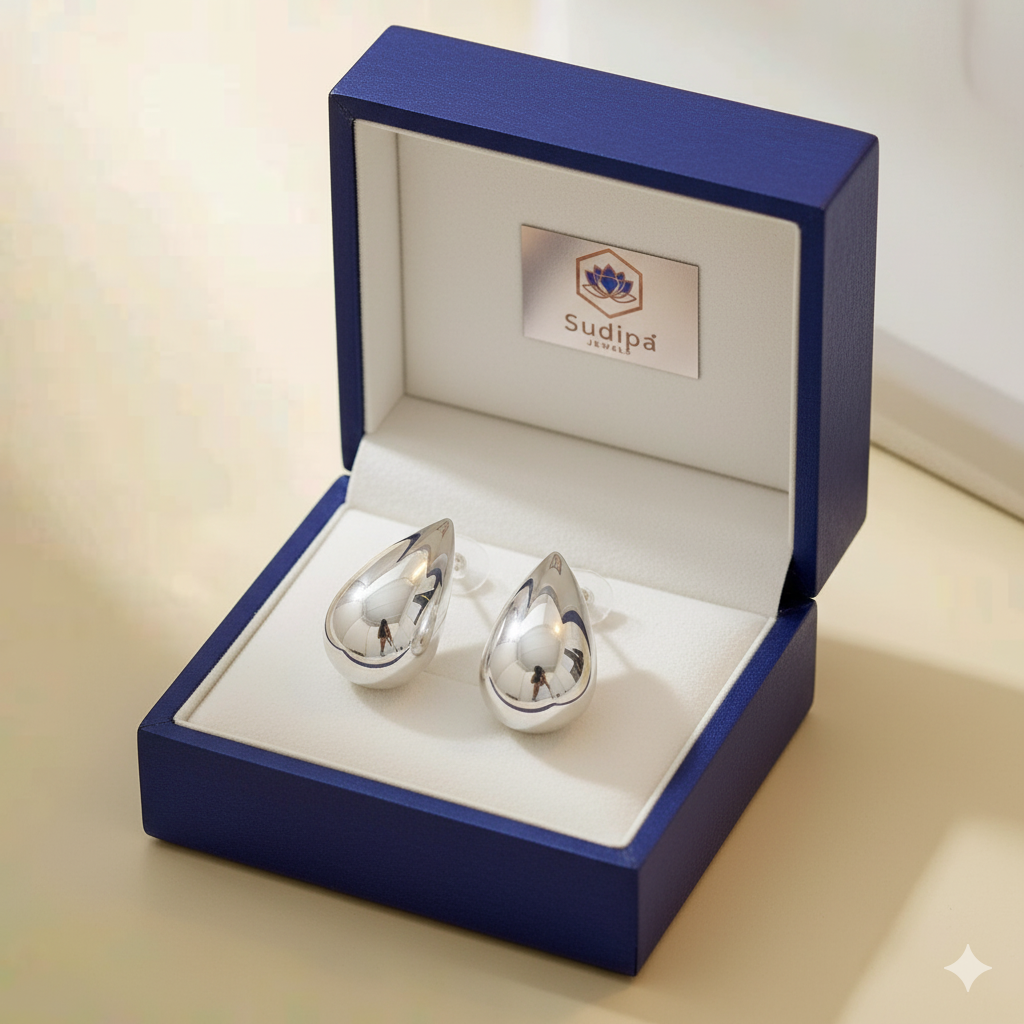 Sparkling Dazzle® Imported Korean Earrings For Women/Girls Teardrop