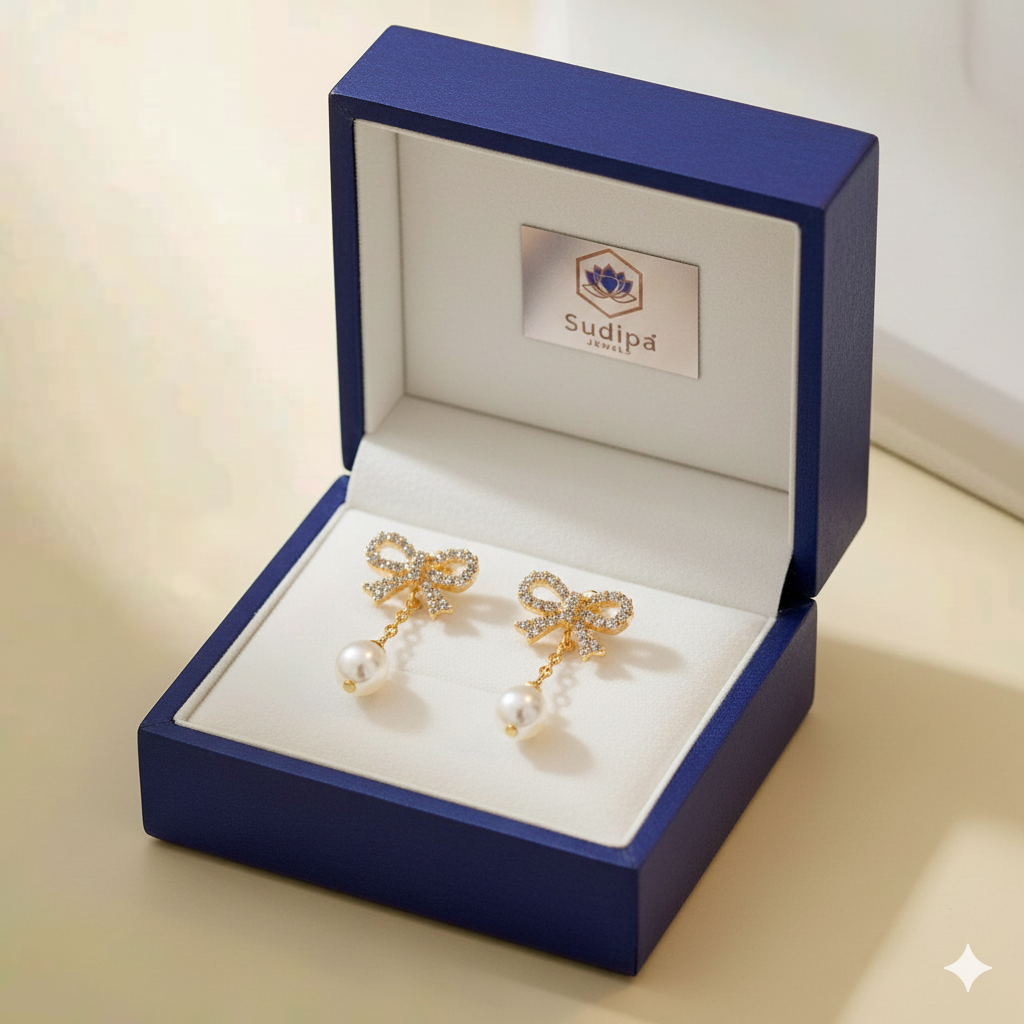 Twinkle & Grace Convertible Drop Earrings Set (2-in-1)