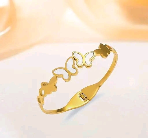 Sudipa Jewels Latest Gold Plated Anti-Tarnish Butterfly Bracelet For Girls/Women