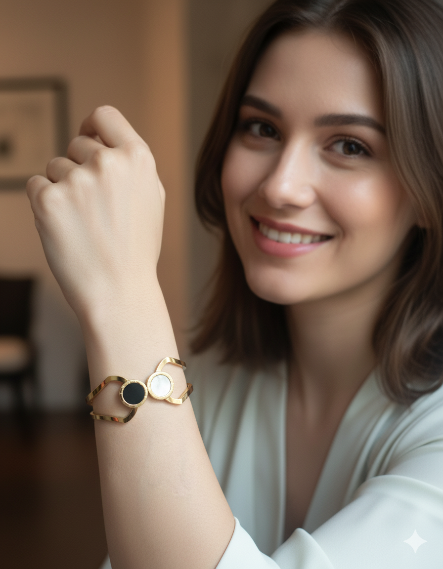 Sudipa Jewels Anti Tarnish Stainless Steel Bracelet For Girls/Women