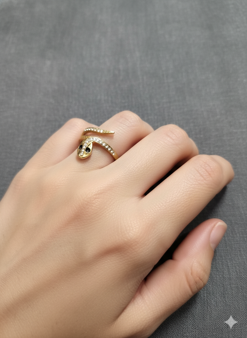 Gold Snake Ring