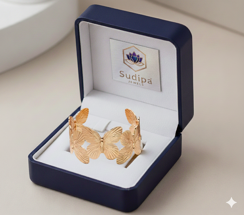 Sudipa Jewels Stylish "Anti-Tarnish" Butterfly Design Bracelet For Girls & Women