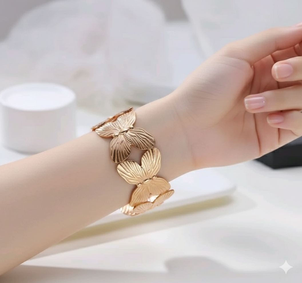 Sudipa Jewels Stylish "Anti-Tarnish" Butterfly Design Bracelet For Girls & Women
