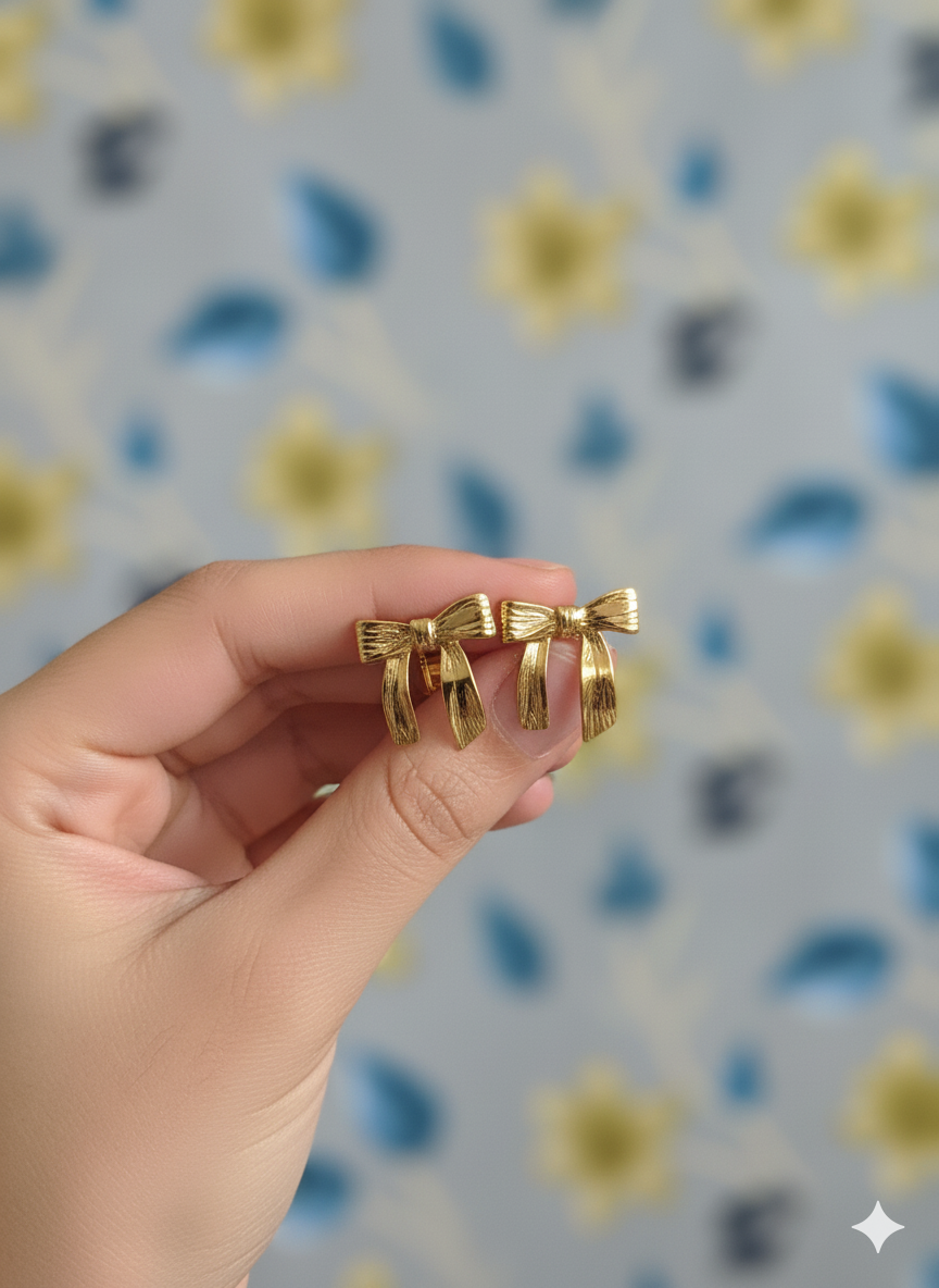 Bow Stud Earrings