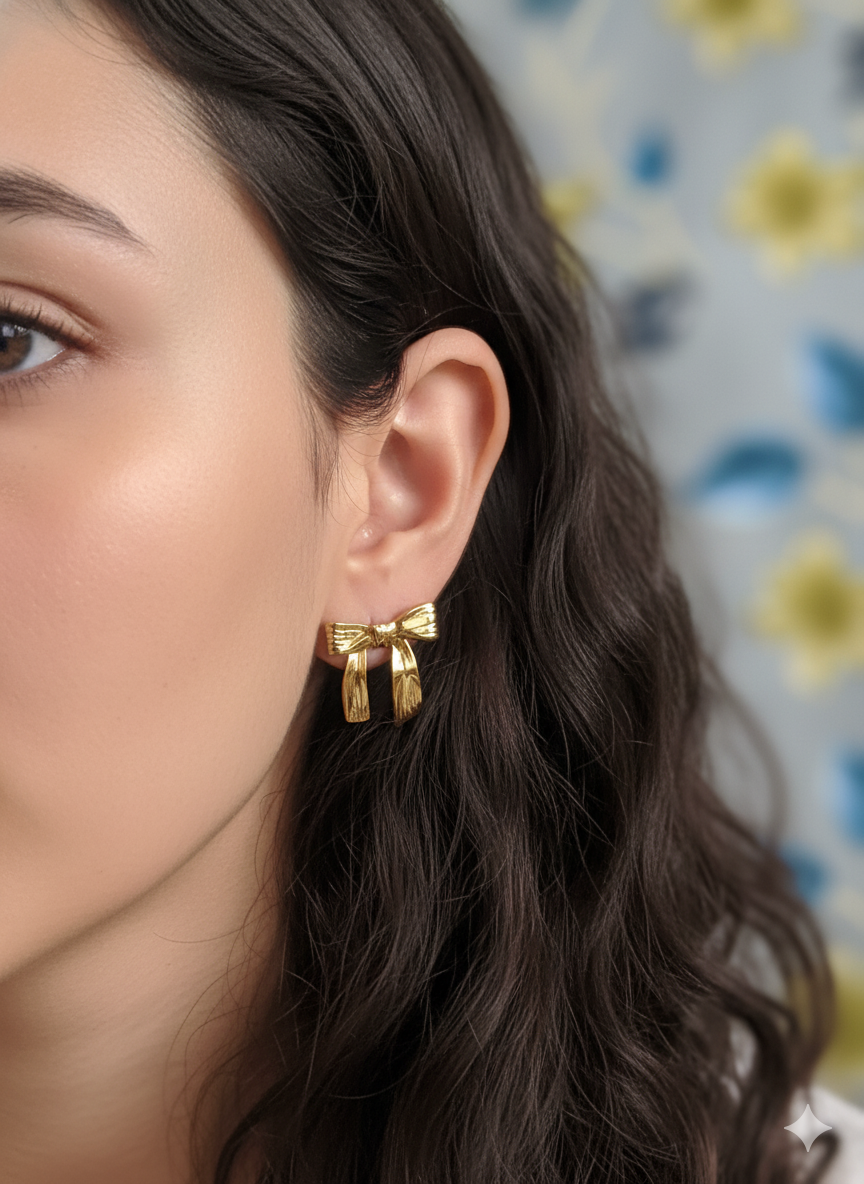 Bow Stud Earrings