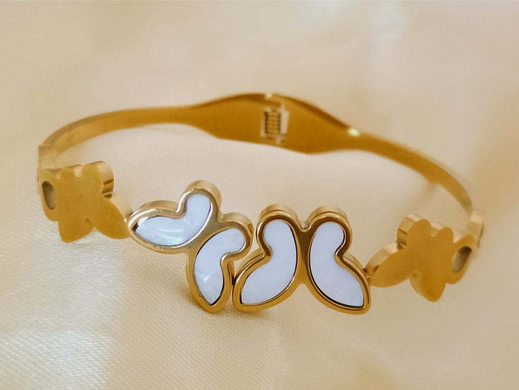Sudipa Jewels Latest Gold Plated Anti-Tarnish Butterfly Bracelet For Girls/Women