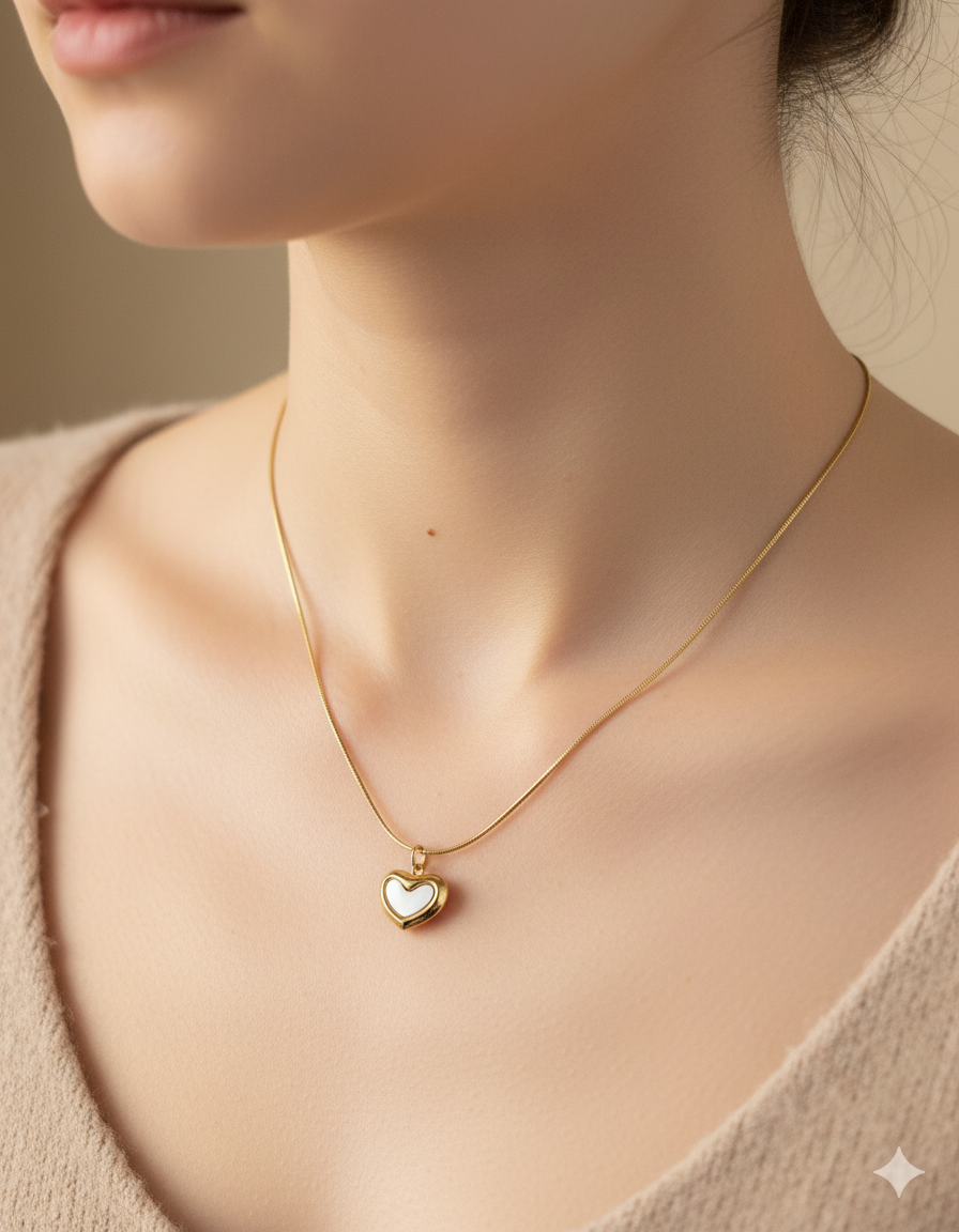 Anti Tarnish Stainless Steel Gold Necklace