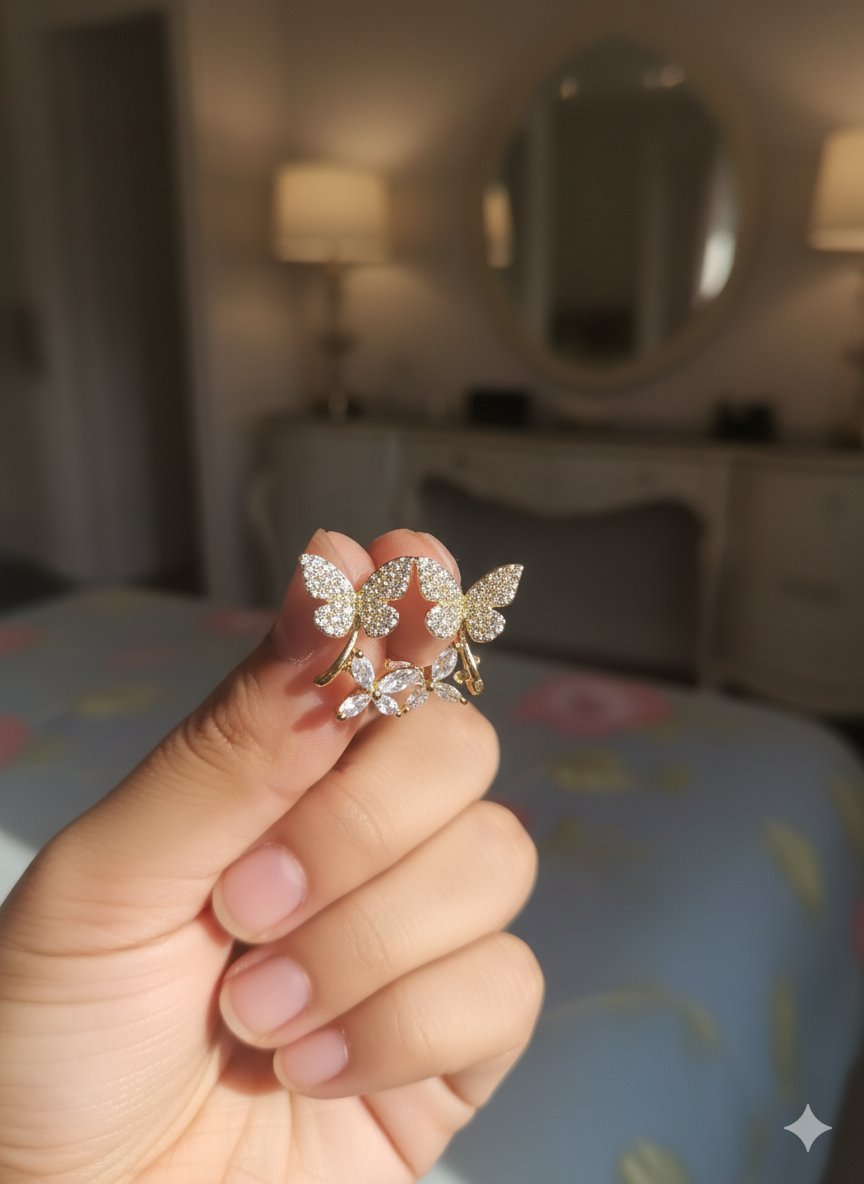 Butterfly Stud Earrings
